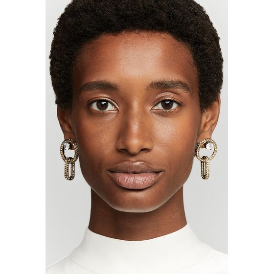 Brinco Elos Style Ouro Vintage